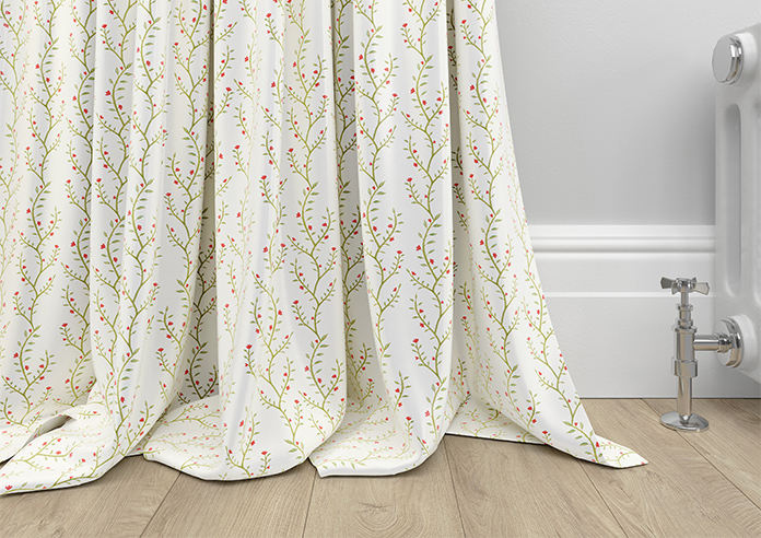 Boughton Faux Silk, Ruby - Made to Measure Curtains - Image 6